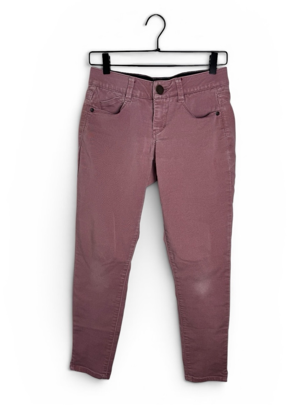 Wit & Wisdom Dusty Rose/Mauve/Pink Skinny Ankle Pants Jeans